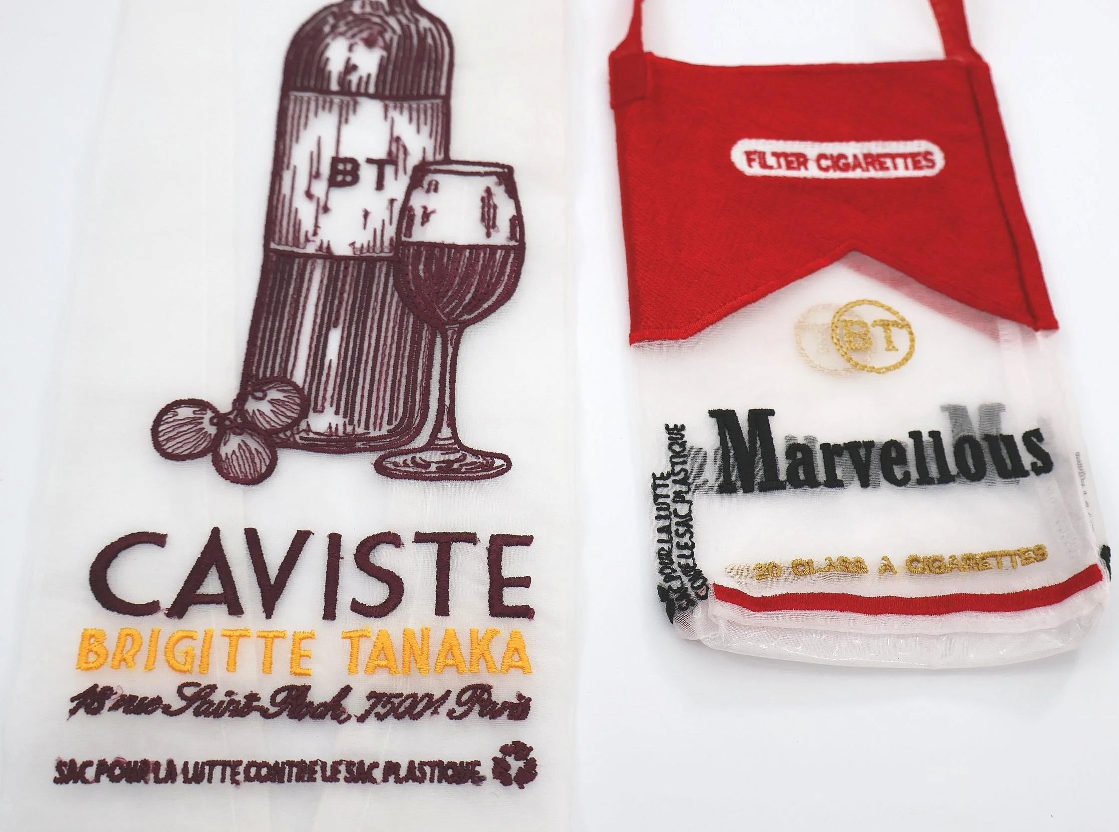 Brigitte Tanaka Organza Bag