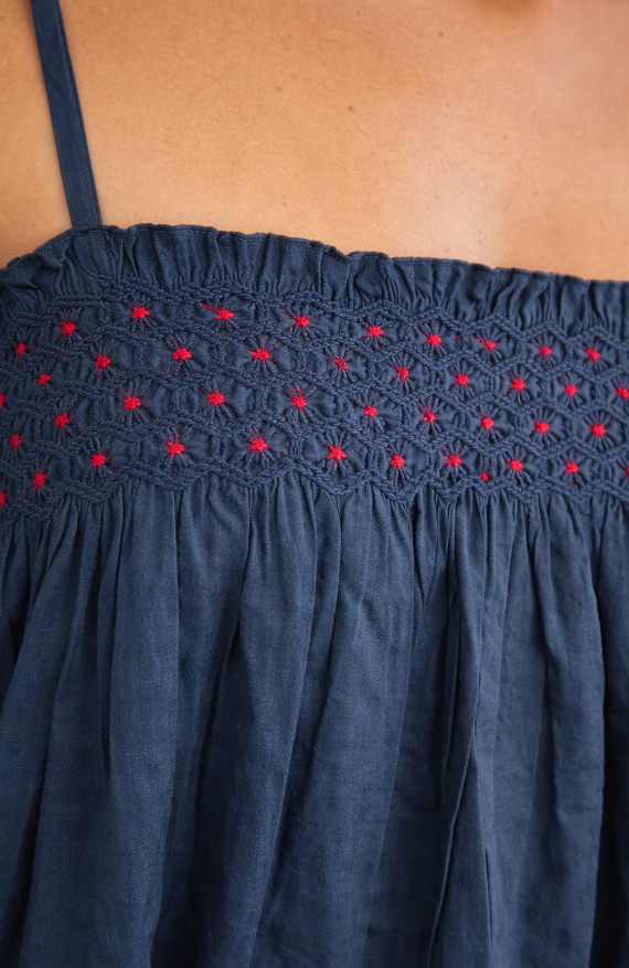 Scarlette Ateliers Sarah Night Dress-Indigo