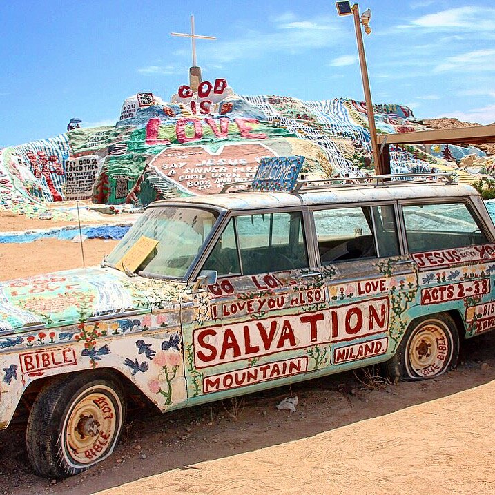 Postcards from Salvation Mountain USA