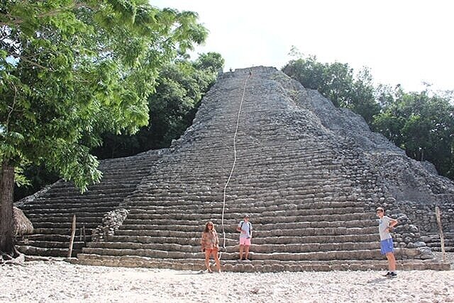 Nohoch Mul Mayan Ruins Coba MEXICO
