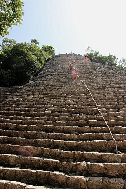 Nohoch Mul Mayan Ruins Coba MEXICO