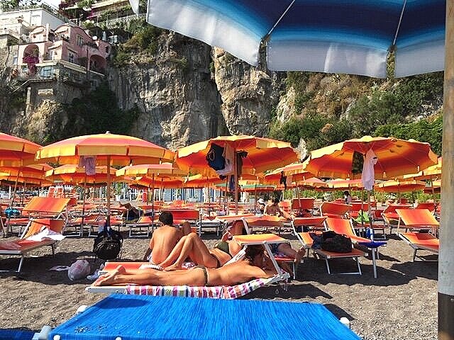 Spiaggia Grande, Positano, Amalfi Coast, ITALY