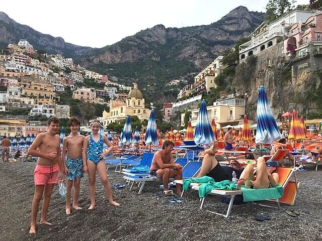 Spiaggia Grande, Positano, Amalfi Coast, ITALY