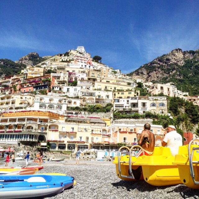 Spiaggia Grande, Positano, Amalfi Coast, ITALY