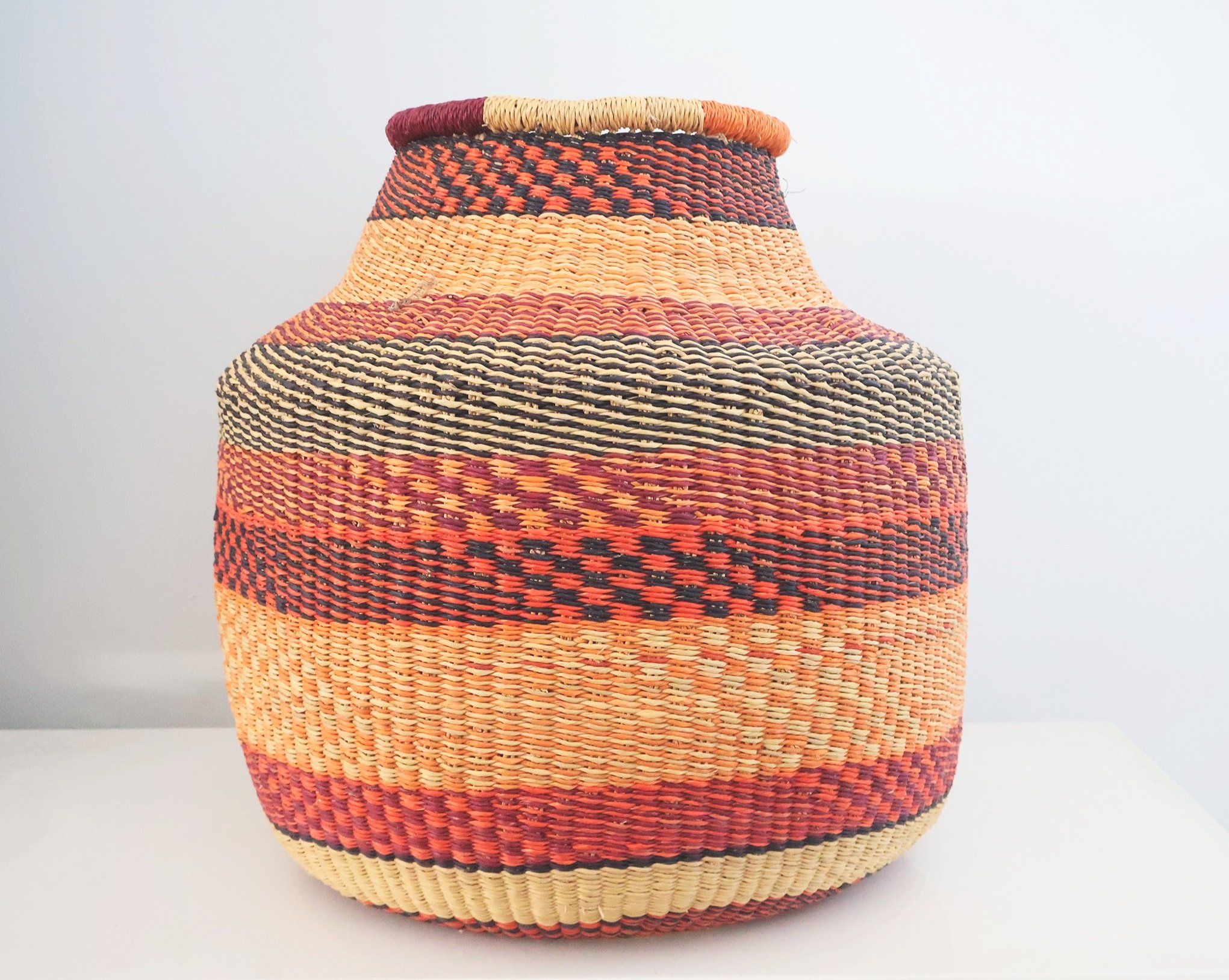 Bolgatanga Handwoven Special Pot- Large #3