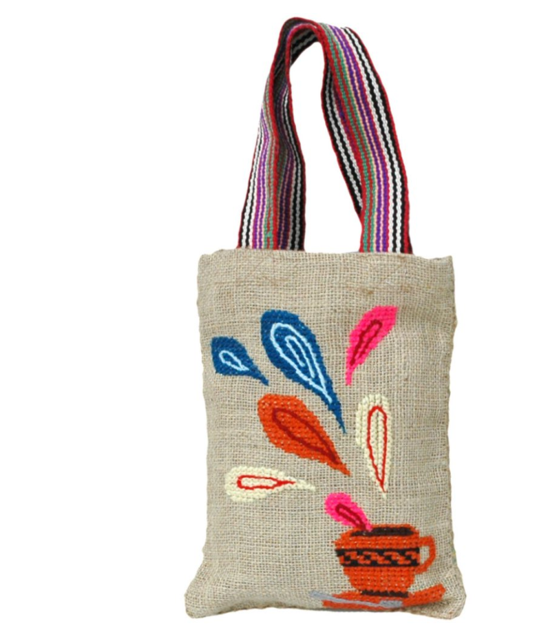 Po! Paris Kafe Splash Hand Bag     