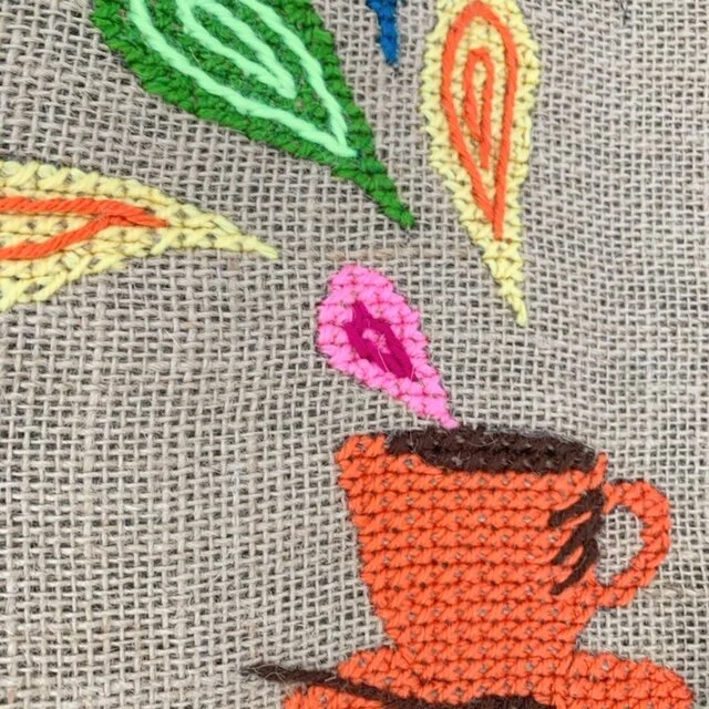 Po! Paris Kafe Splash Hand Bag     