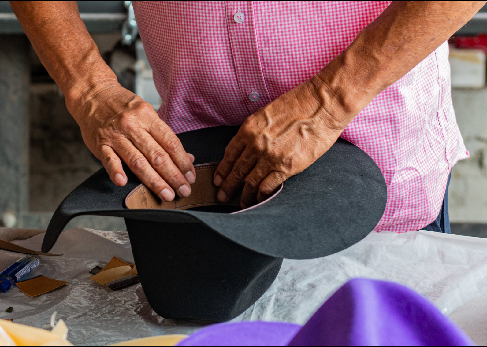 Handcrafted Mexican Catalina Sombrero Size 58 Medium 