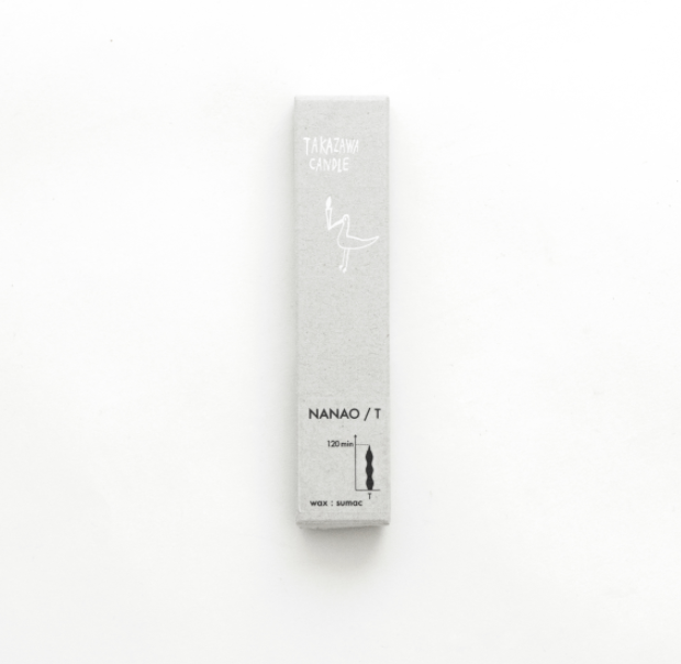 Takazawa Medium Japanese Candle NANAO T (1 pc-pack) 