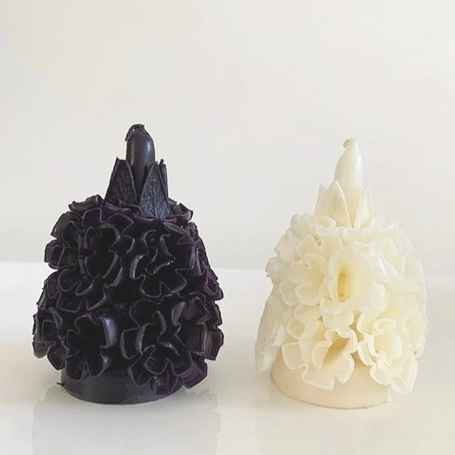 Guanajuato Pom Pom Candle Black  
