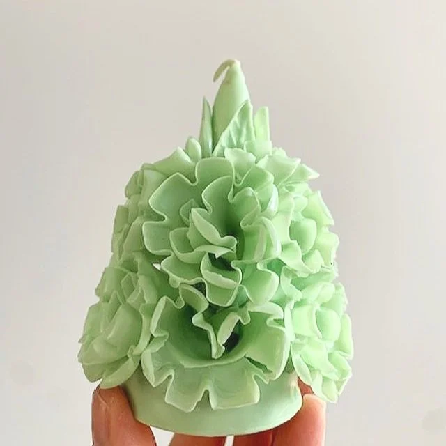 Guanajuato Pom Pom Candle Mint