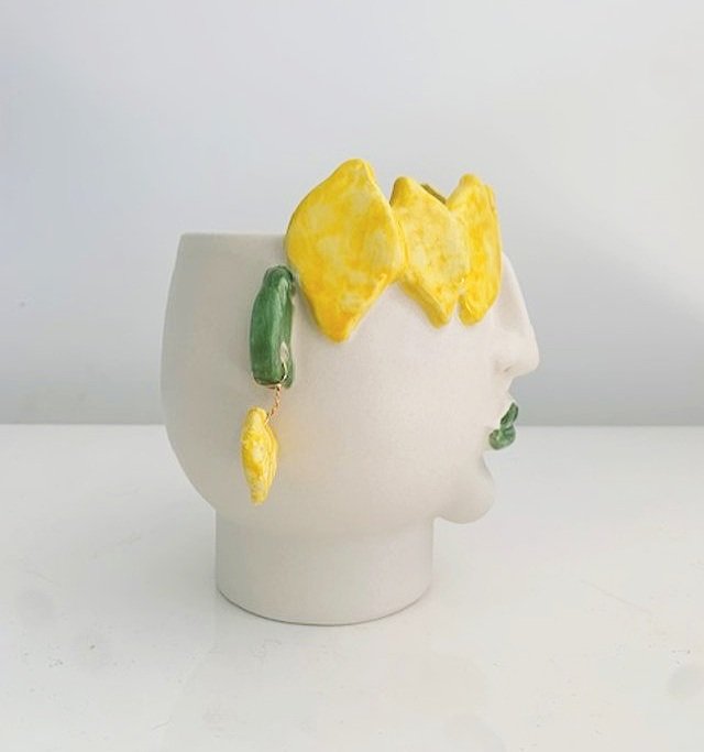 Patrizia Italiano Filomena  with Lemons Seller Vessel  