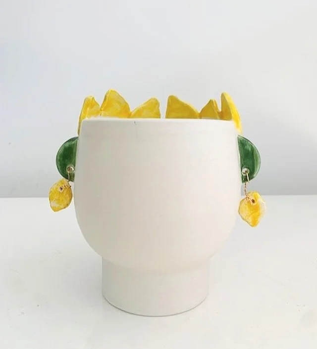 Patrizia Italiano Filomena  with Lemons Seller Vessel  