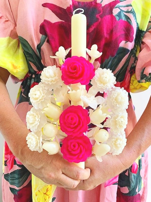 Shop Handcrafted Floral Candles, Mexico
