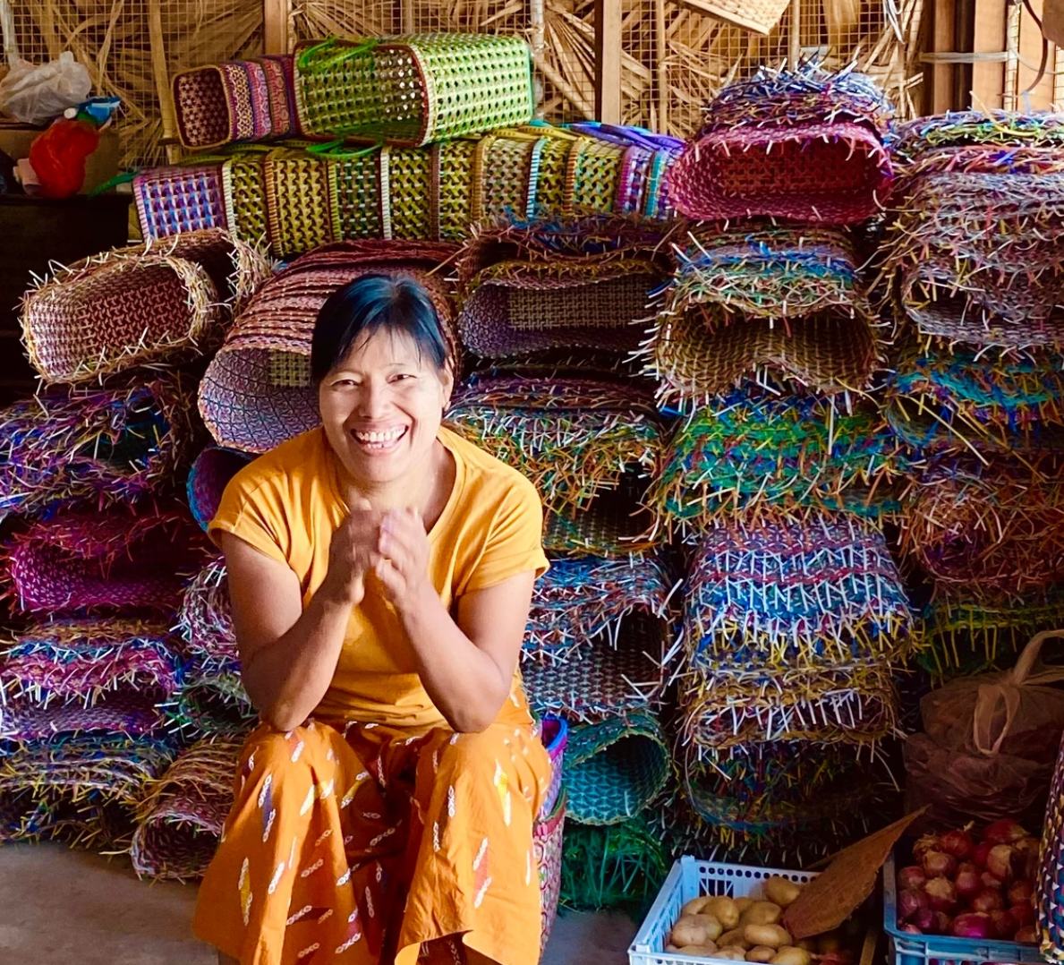 Pali Neutral Traditional Medium Basket #2