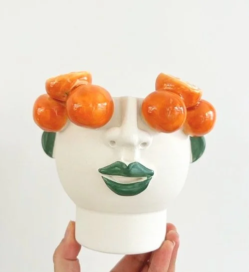 Patrizia Italiano Arancia Di Vaniglia with Orange Seller Vessel