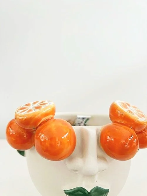 Patrizia Italiano Arancia Di Vaniglia with Orange Seller Vessel