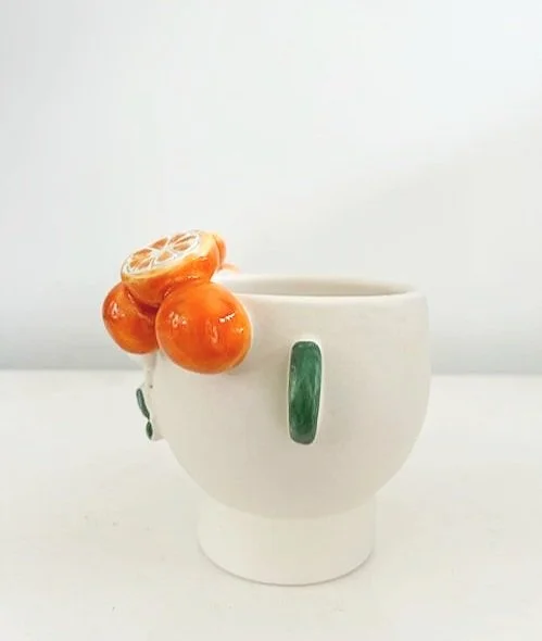 Patrizia Italiano Arancia Di Vaniglia with Orange Seller Vessel