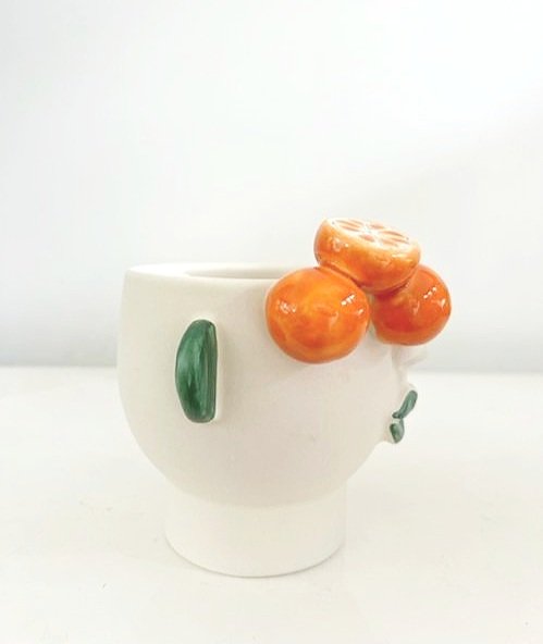 Patrizia Italiano Arancia Di Vaniglia with Orange Seller Vessel