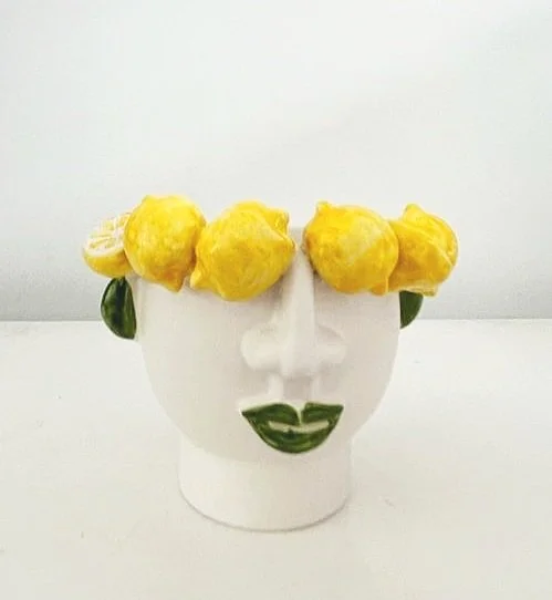 Patrizia Italiano Angelina with Sliced Lemon Seller Vessel