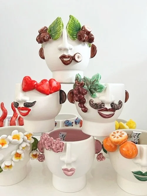 Patrizia Italiano Angelina with Sliced Lemon Seller Vessel