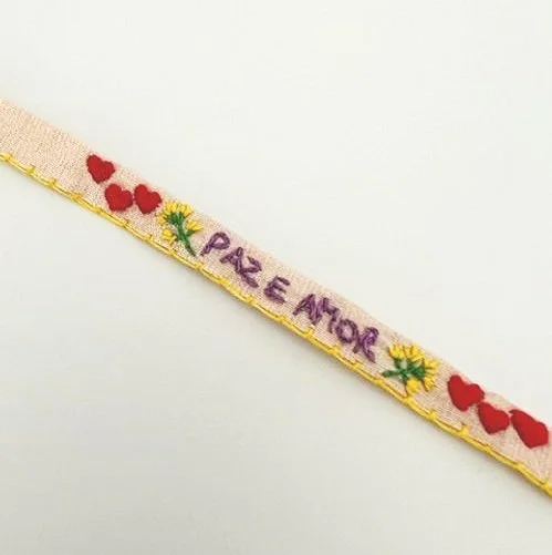 Carlotta Silk Ribbon Paz E Amor Blush 1 (PEACE & LOVE)
