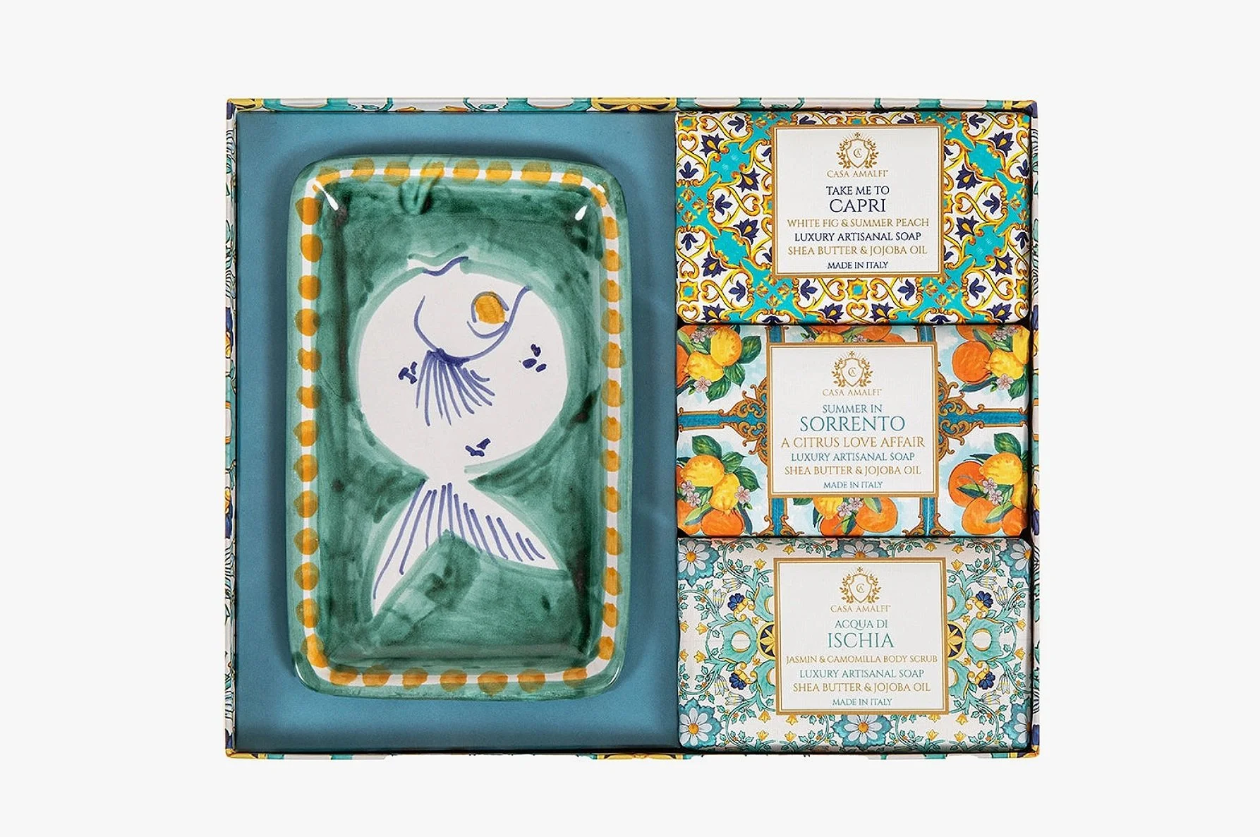 Casa Amalfi Green Maiolica Gift Box