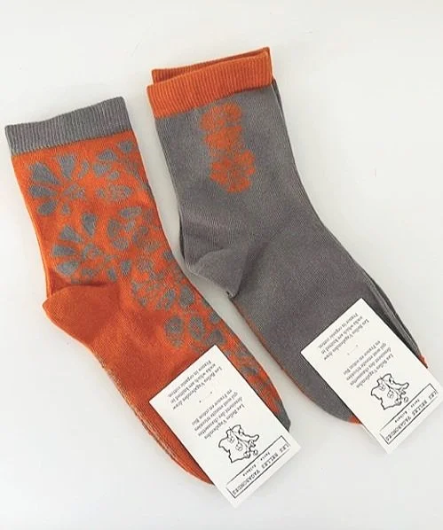 Les Belles Vagabondes Sock Box 2 Pairs Opium -Prune (Copie)
