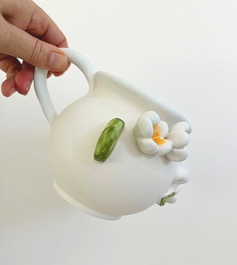Patrizia Italiano Federica Little Frangipani Jug