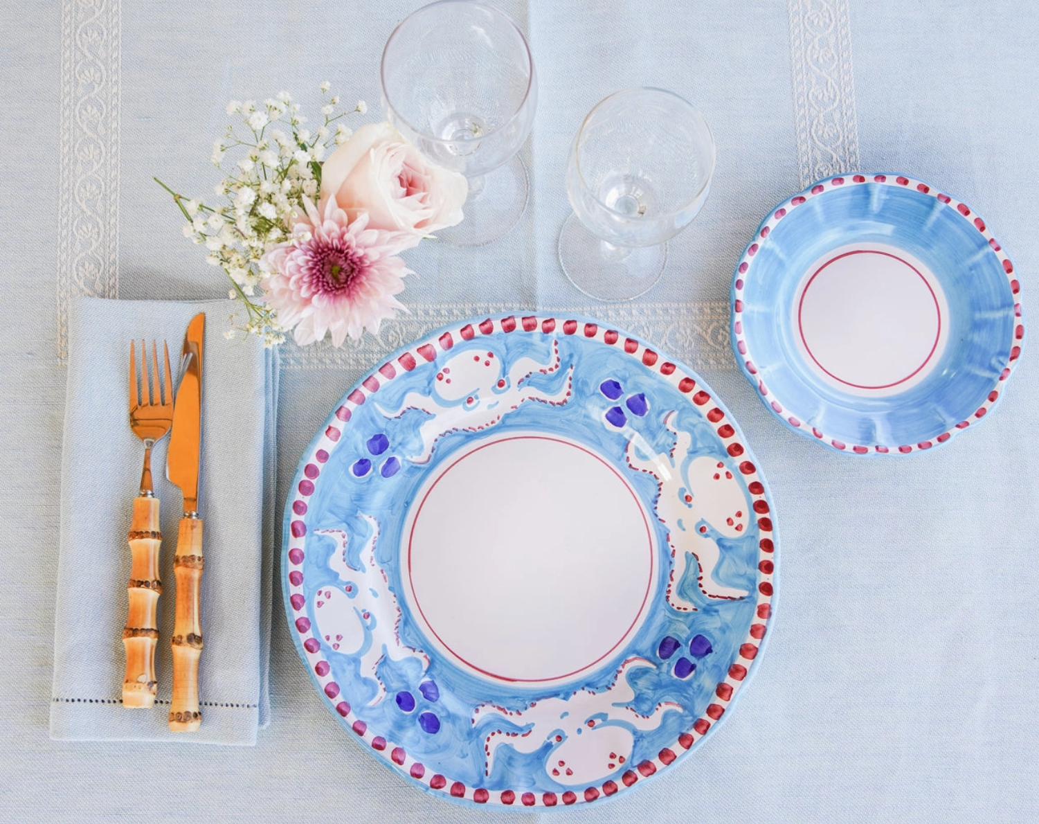 Amalfi Ceramiche Dinner Plate- Purple