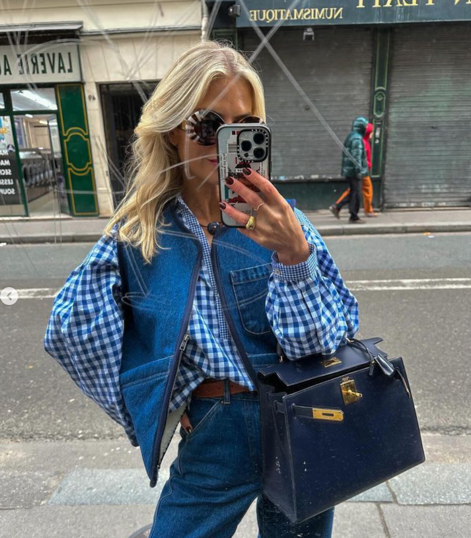 Paolina Bleu de Travail Shirt