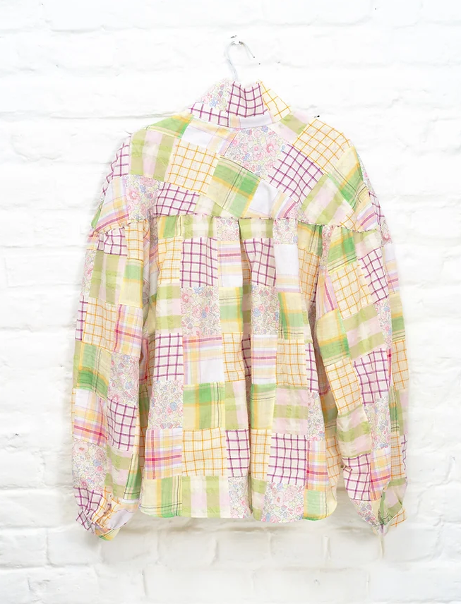 Paolina Patchwork Menthe a L'eau Shirt