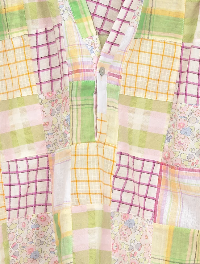 Paolina Patchwork Menthe a L'eau Shirt