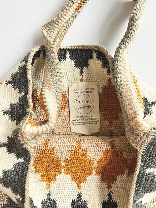 Project Two Mile Colourful Bilum Bag-Kenga