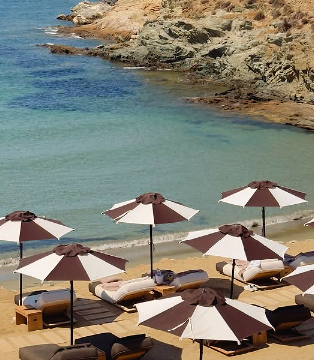 Vourni Beach below Odera Tinos