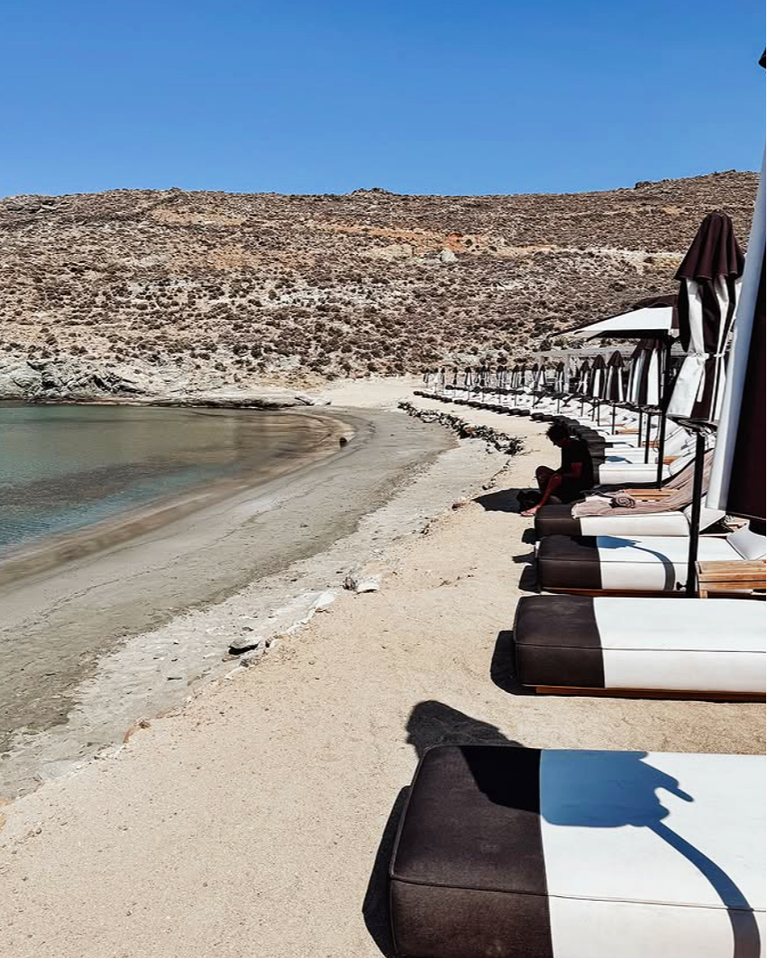 Vourni Beach below Odera Tinos