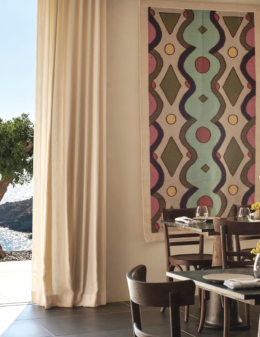 Cycladic architecture at Odera Tinos hotel