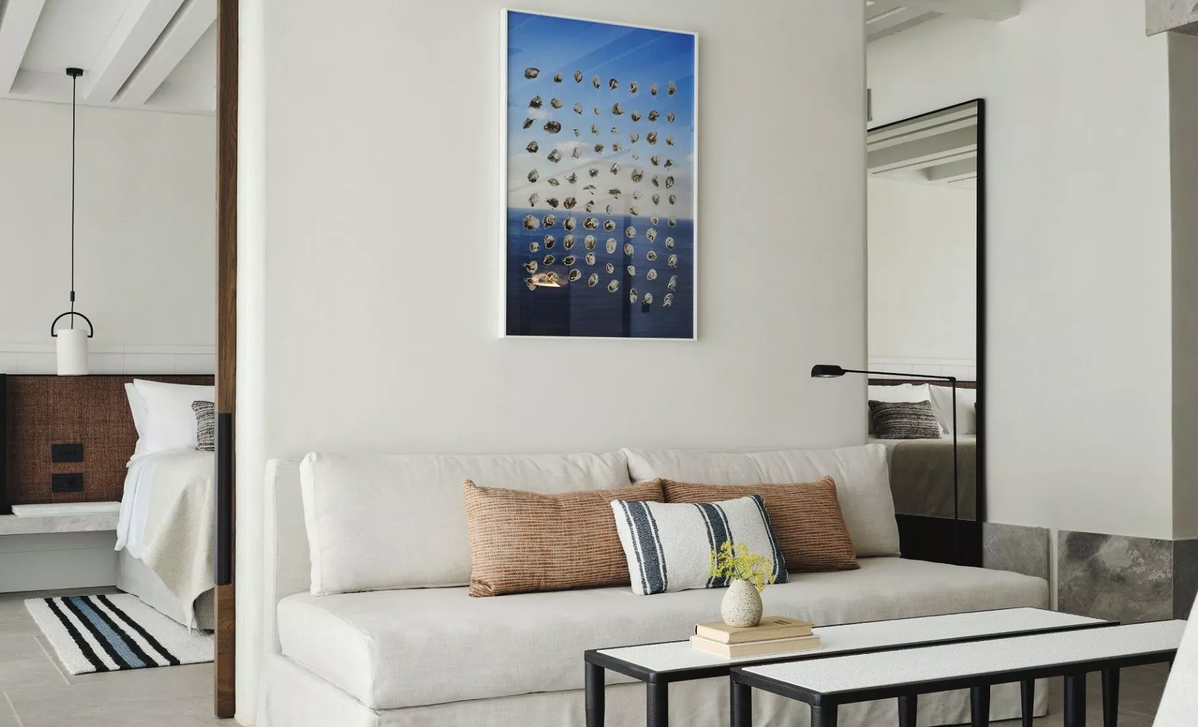 Elite Family Suite terrace at Odera Tinos