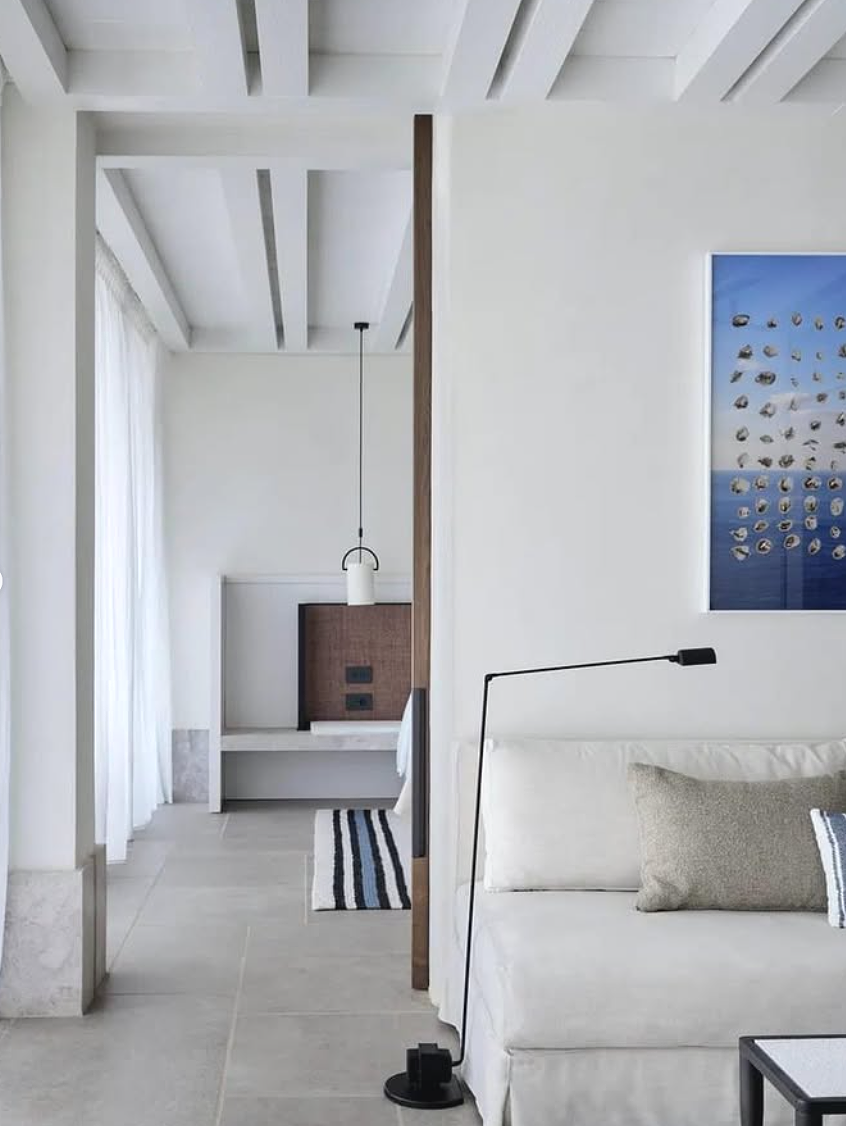 Elite Family Suite terrace at Odera Tinos