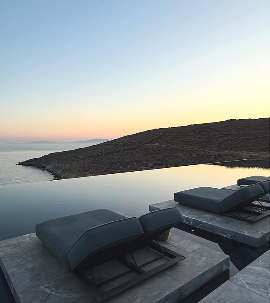 Cycladic architecture at Odera Tinos hotel