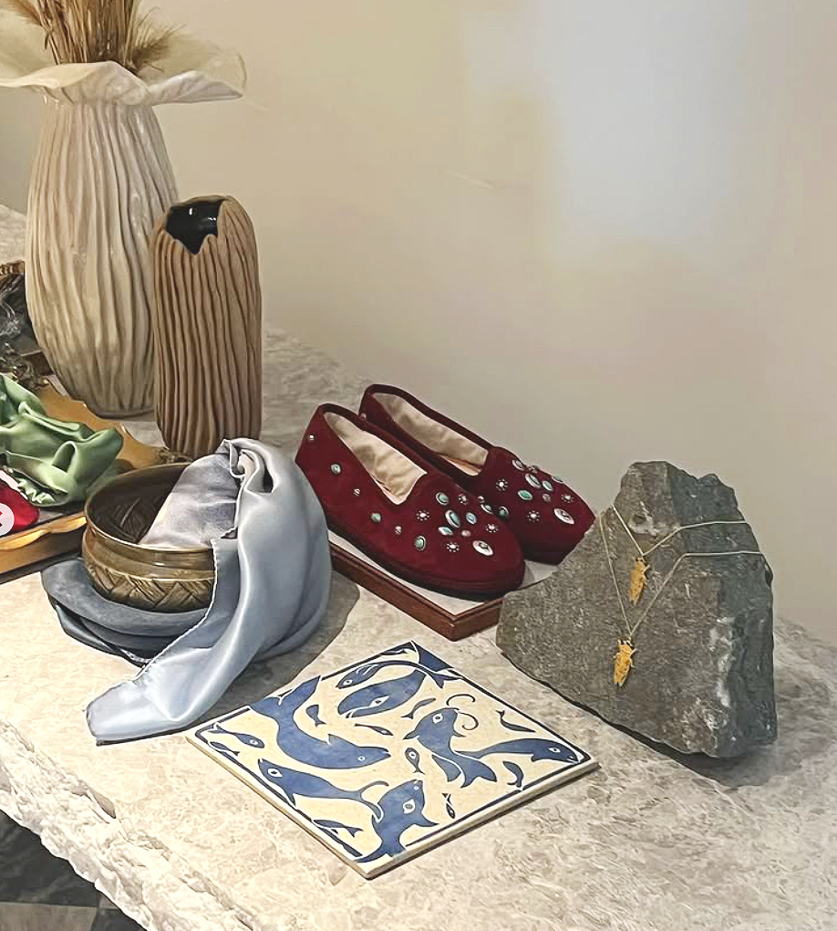 Odera Tinos boutique with curated Greek ceramics and textiles