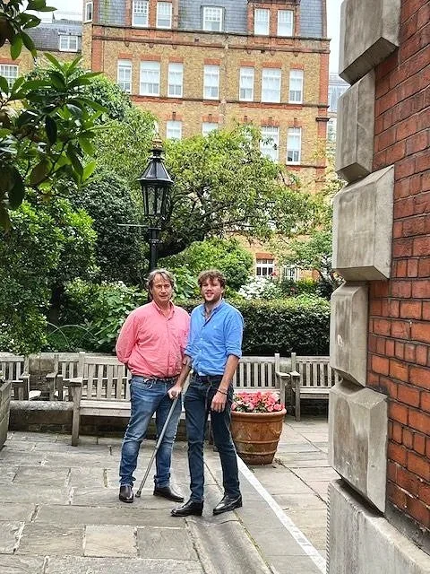 St Paul’s Church garden in Covent Garden in July