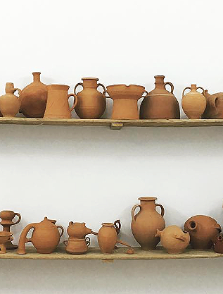 Traditional Sifnos pottery workshop with handmade Cycladic ceramics