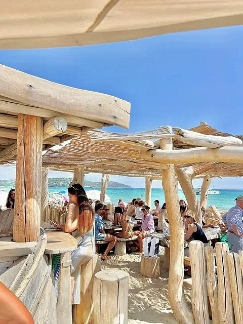 Lunch at Club 55 Pampelonne Beach