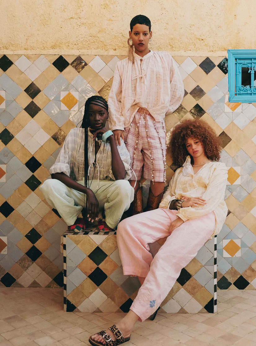 Claramonte Naila Shirt- Blue One Size