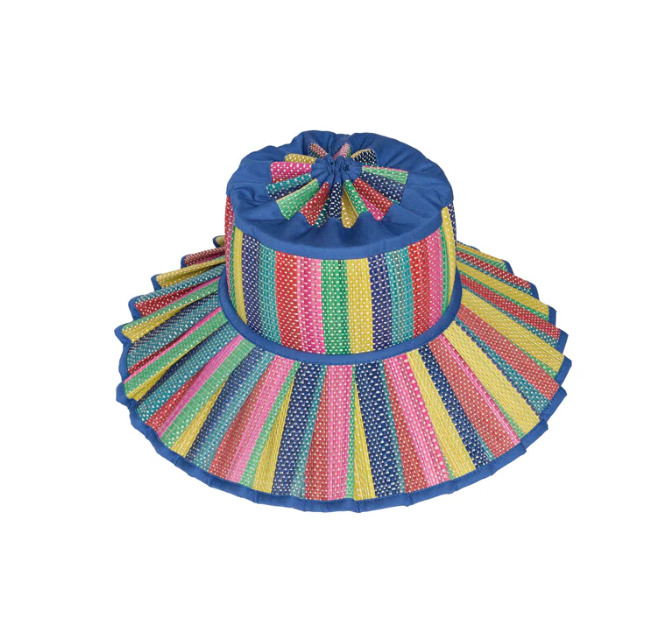 Lorna Murray Resort Party Ultramarine Island Capri Hat- Maxi Large