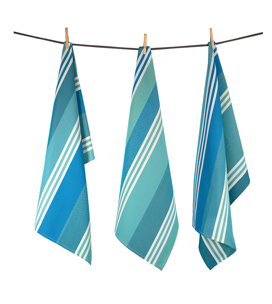 Tissage de Luz Madrague Tea Towel- Sea