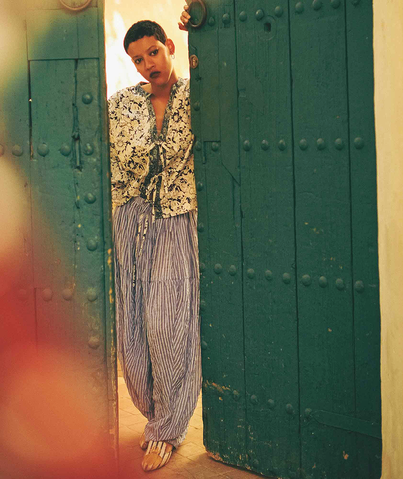 Claramonte Sarouel Pants-Grey One Size