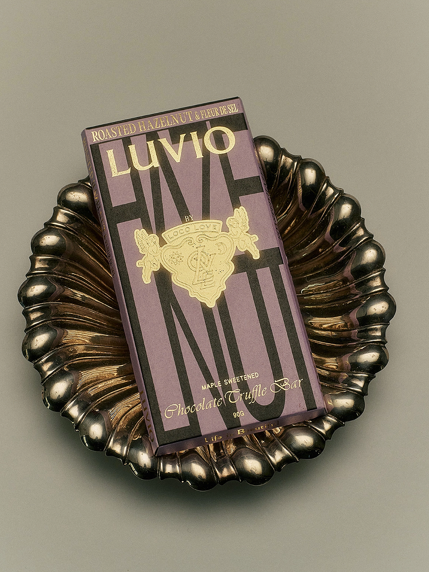 Loco Love Luvio Roasted Hazelnut & Fleur De Sel 90g