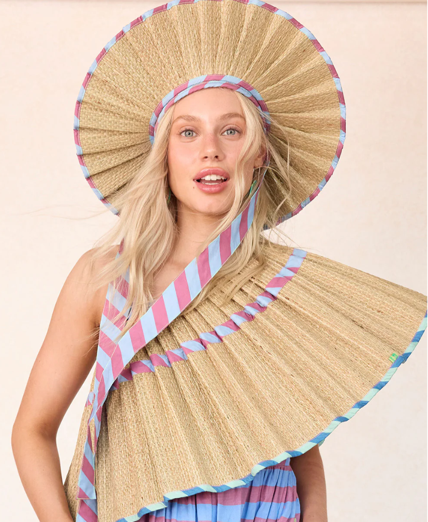 Lorna Murray Rumba Ribbons Luxe Ravello Hat- Medium